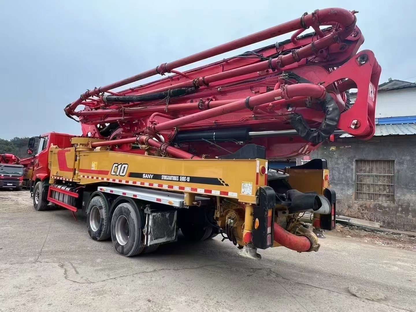 2021 Model Used Concrete Pump 51 Meters Benz Chassis Sany 1300 Working Hours