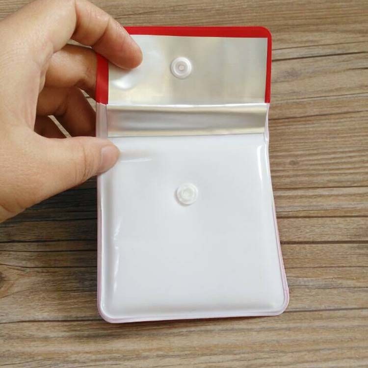 Promotional OEM Small colored PVC plastic pocket ashtray/tobacco pouch bag with custom logo free sample