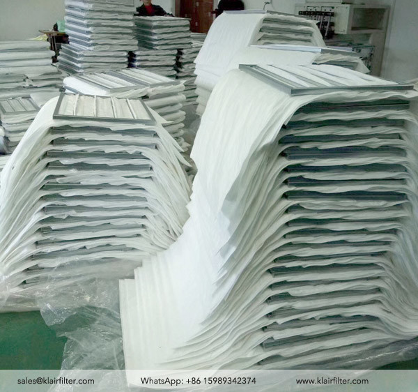 Commercial Bag Air Filters Air Handling Unit AHU Filter New Standard ISO 16890 Epm1