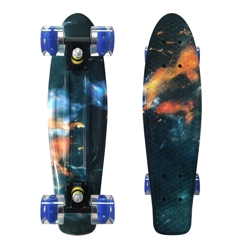 OEM Plastic Penny Board Painting Design Easy To Ride For Beginners