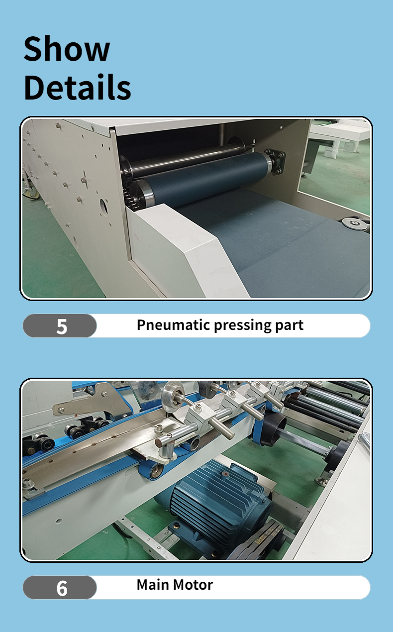 Automatic Aluminum Foil And Tin Foil Packaging Box Gluing Machine CQT-800