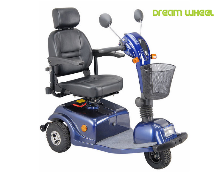 24V 40Ah Motorised Mobility Scooter , Three Wheel Electric Mobility Scooter