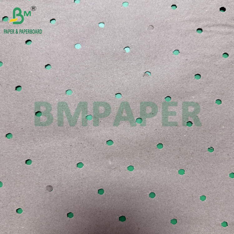 70gsm 80gsm Recycled Perforated Brown Kraft Paper Rolls 20 - 100inch Roll Wide
