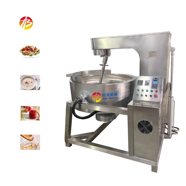 Jacketed Kettle for Cooking Meat Food Beans Chicken and Sugar in 304 Stainless Steel
