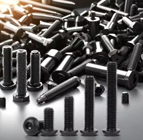 NXF ISO7380 Standard Carbon Steel AISI 1074 M1-M12 Round head Black Hex Screws Button Head Socket Bolts