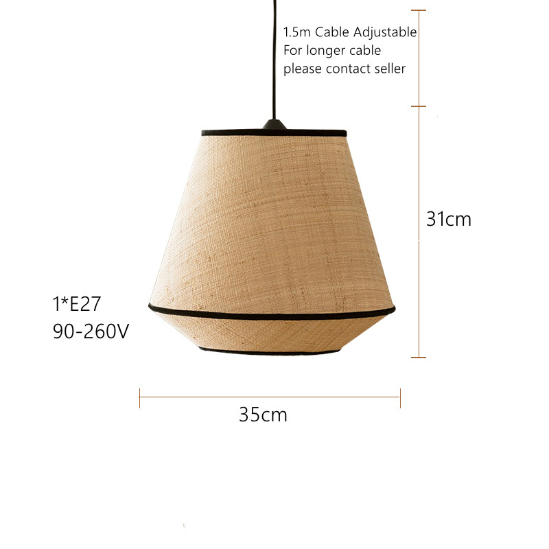Bohemia Wabi Sabi Handmade New Design Rattan American farmhouse pendant light(WH-AP-575)