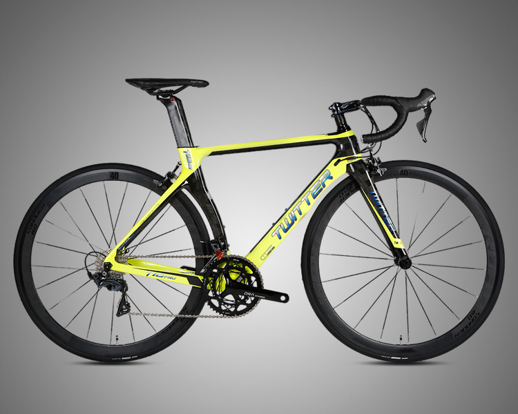 Custom Carbon Fiber Road Bike UV Laser Colorful Frame Reflective Water Decals