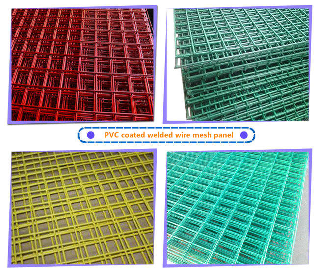 ODM PVC Coated Welded Wire Mesh Panels 3/4''X3/4'' Black Wire Fence Roll