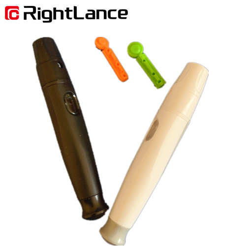 Two Rail Automatic Pen Blood Lancet Device 109mm ISO13485