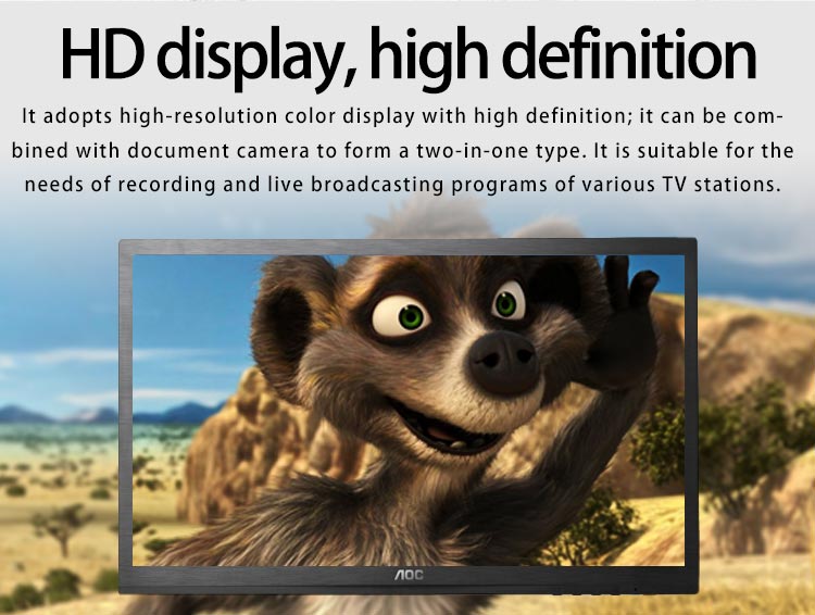 22" Dual Screen Teleprompter for Camcorder Private Mold and Light Transmittance 97%