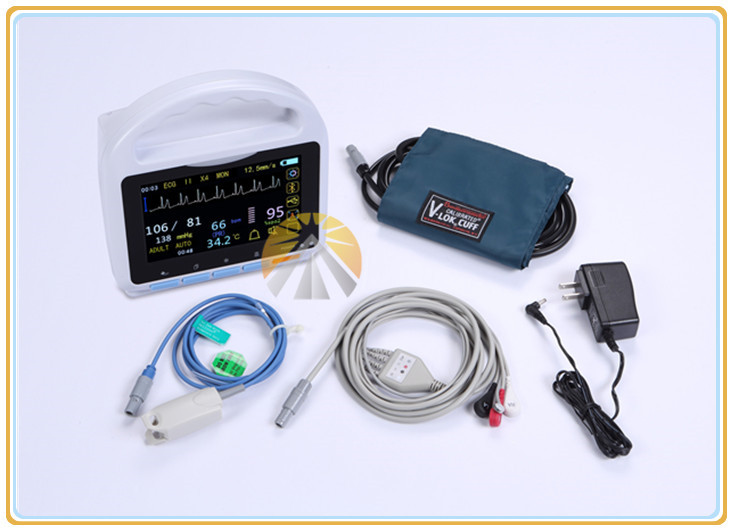 Tabletop Patient Monitor Machine 5" Touch Screen 15X20X32CM Dimension