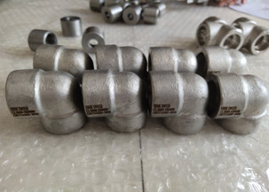 NPT Socket Weld Elbow Asme B16.11 Astm A403 Astm A815 Stainless Steel Fittings