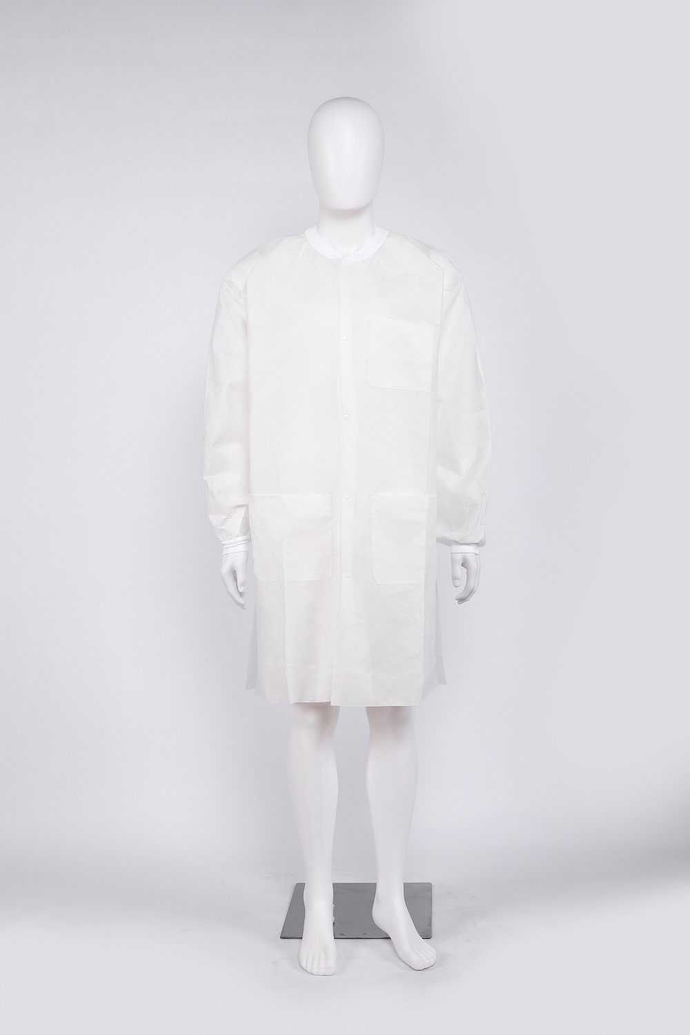 Unisex Disposable Lab Coats Hospital Laboratory Chemical Resistant Gown