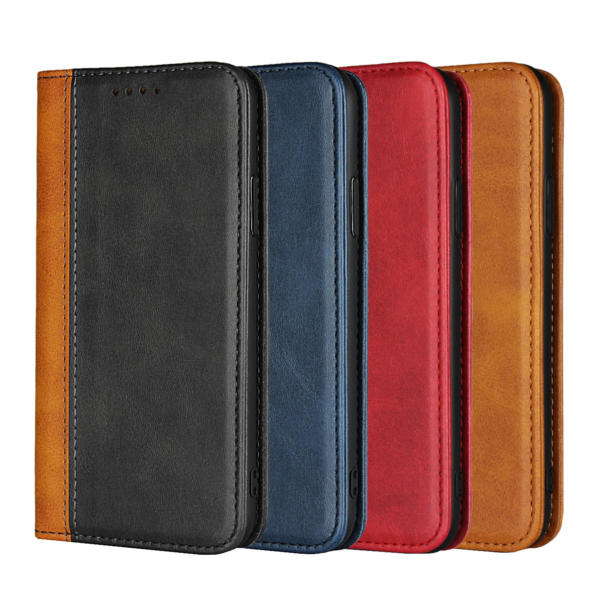 iPhone XS Wallet Case, Assorted Color Flip Cover[Kickstand Feature] For Apple iPhone 6,7,8,X,XS,XS MAX,XR