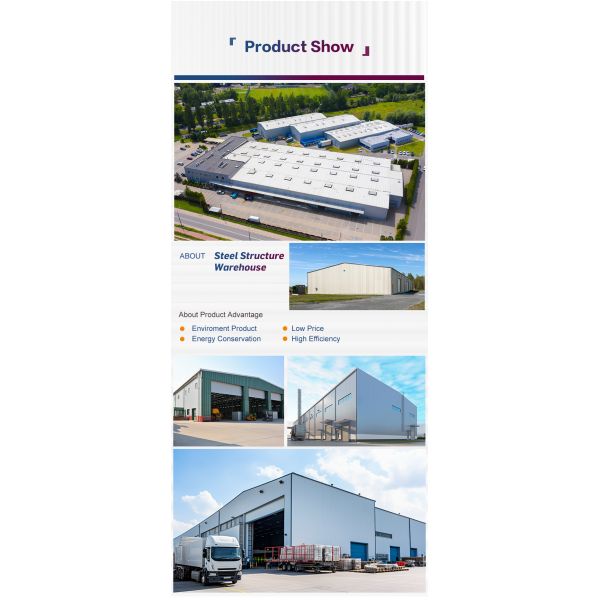 Prefabricated Durable Steel Structure Warehouse for Cold Chain & Dry Goods Storage Multi-layer Steel Warehouse