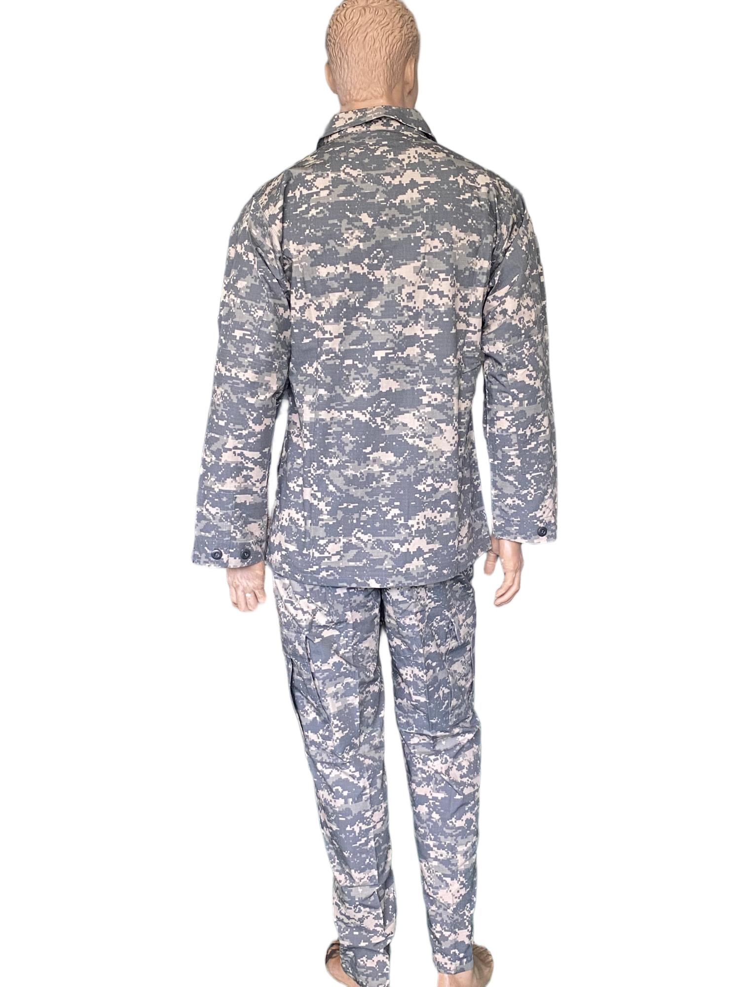 Men's BDU Field Ripstop Safety Uniform Desert Camo Shirt And Pants Tear Resistant Combat Digital Camo Training Suit Set