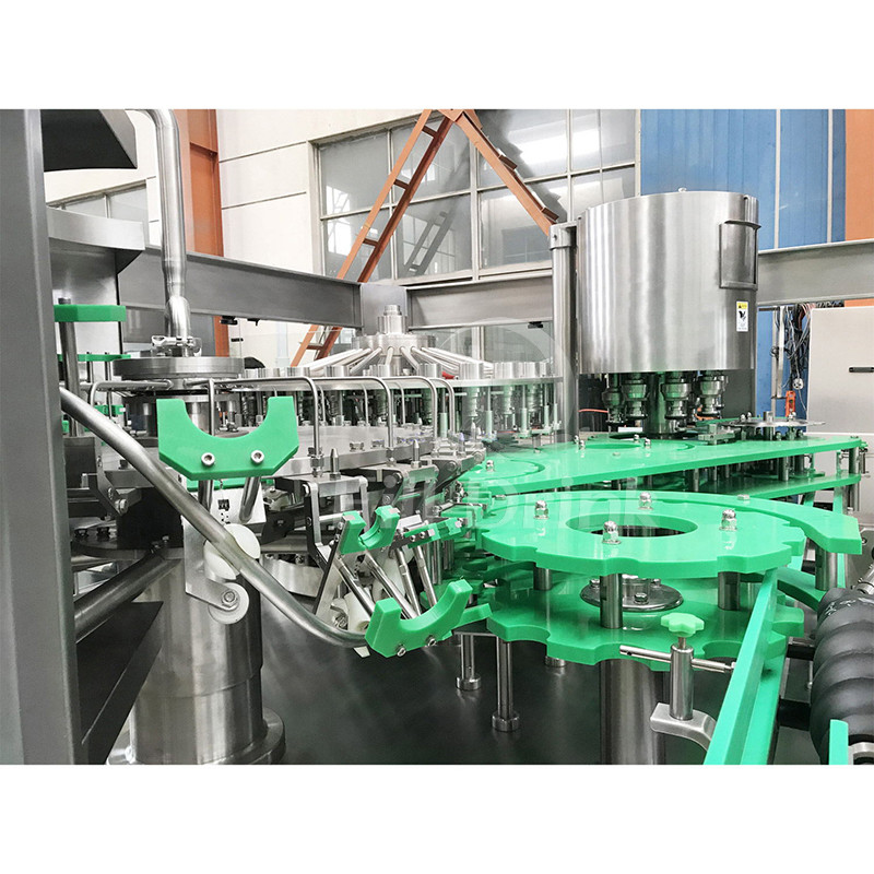 Juice 3 In 1 Filling Machine 6.6KW Monoblock Filler Capper Washer