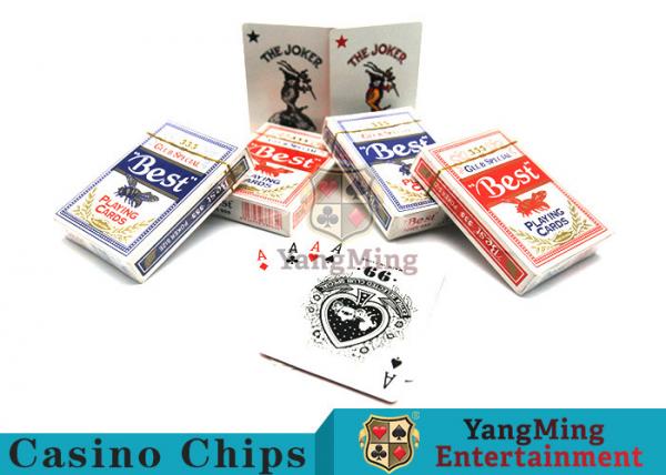 100 Gsm Casino Playing Cards With s Dorsal Striatum With Blue Core Paper