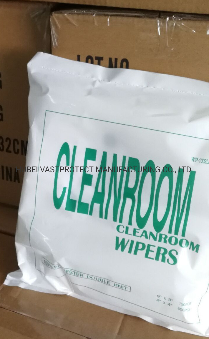 1009 Lint Free Laser Cold Cut 100% Polyester Cleanroom Wipes