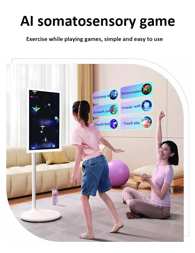21.5 Inch Capacity Touch Screen Movable Smart TV Stand By Me