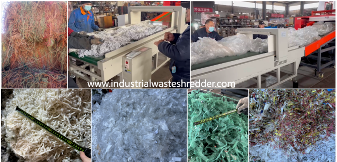 2400F PE PP PET Plastic Film Shredder, High Efficiency Monofilament film Shredder Machine 1000-2000KG Per Hour,Waste PP Raffia Yarns Shredder Machine