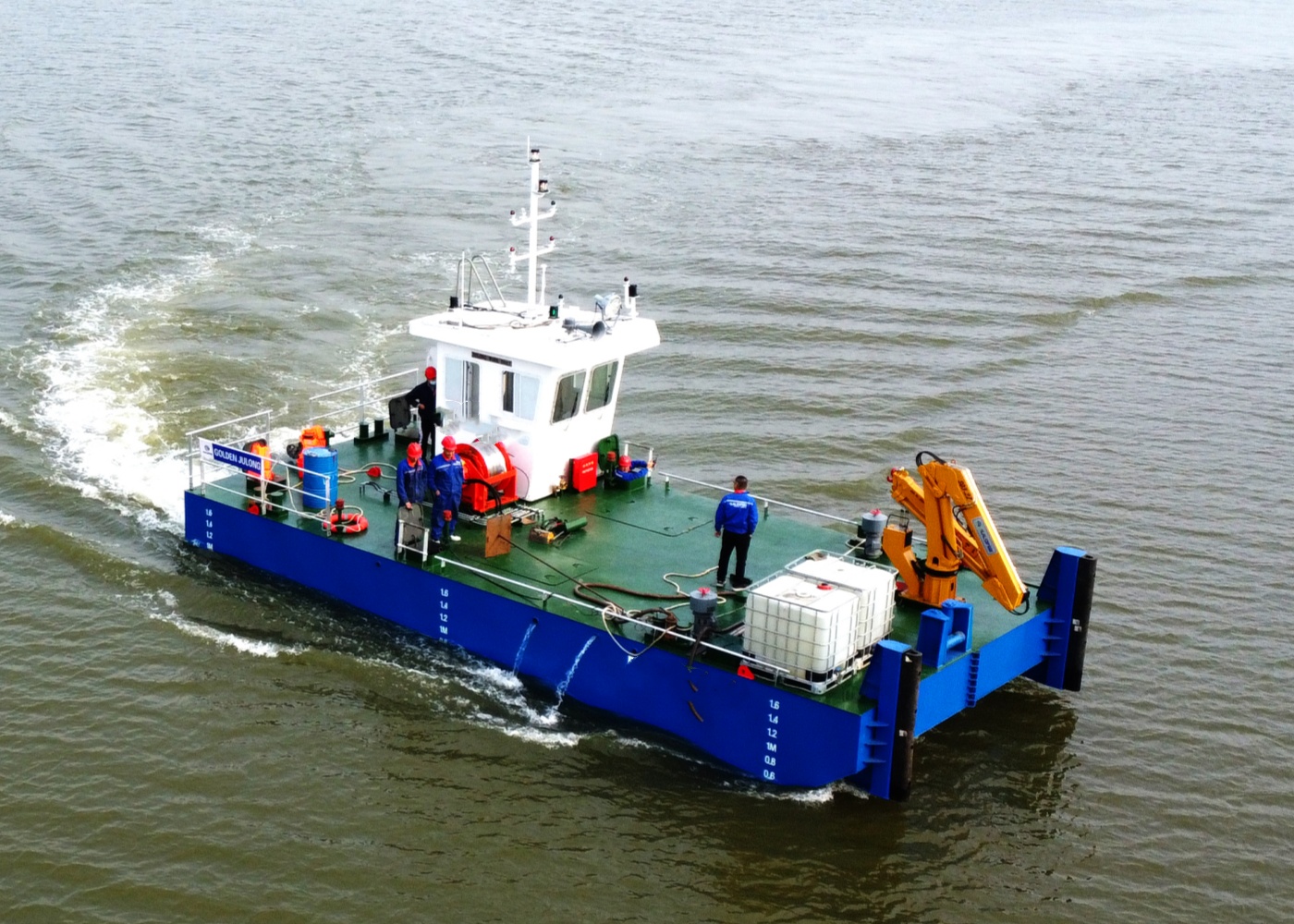 JULONG JLWB400 Work Boat with Propellers for Towing Tugging and Transport