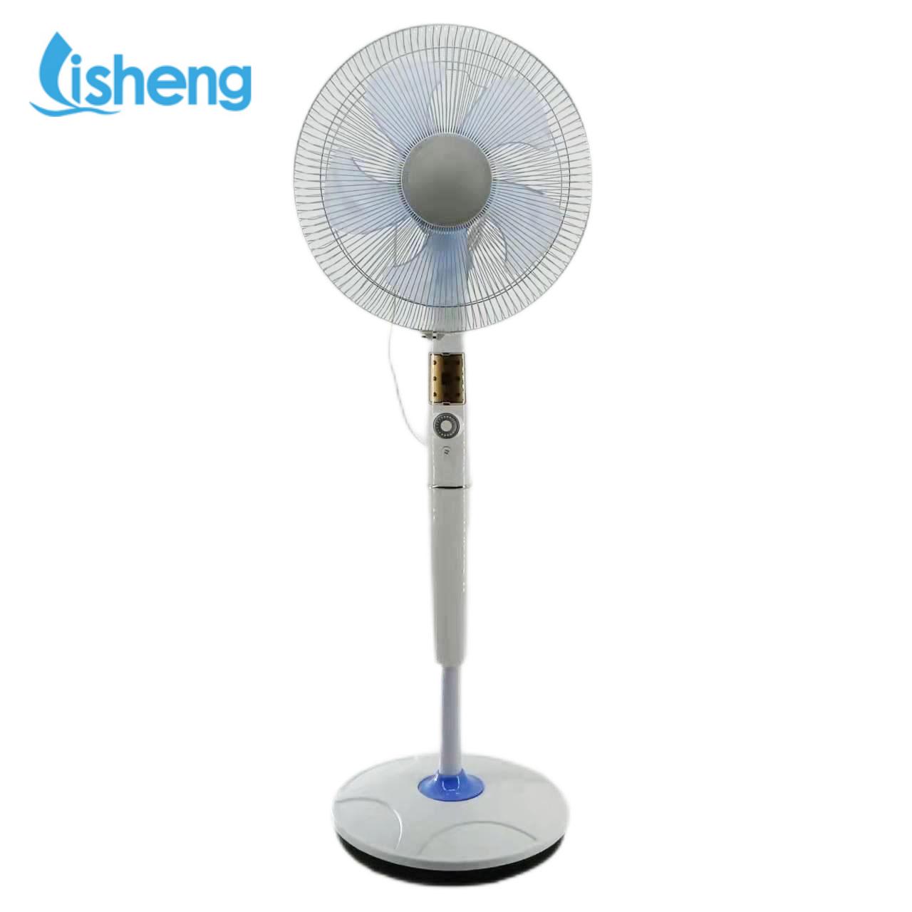 High Efficiency 12V BLDC Rechargeable Solar Fan With Remote Control And Adapter
