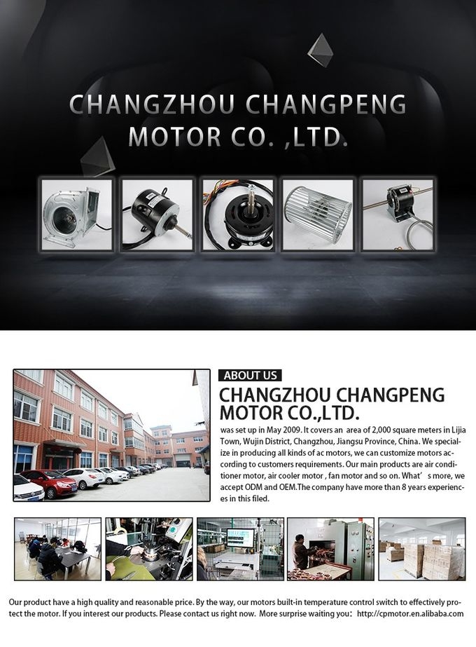 Air Conditioner Condenser Fan Motor, HVAC Ventilation System AC Motor