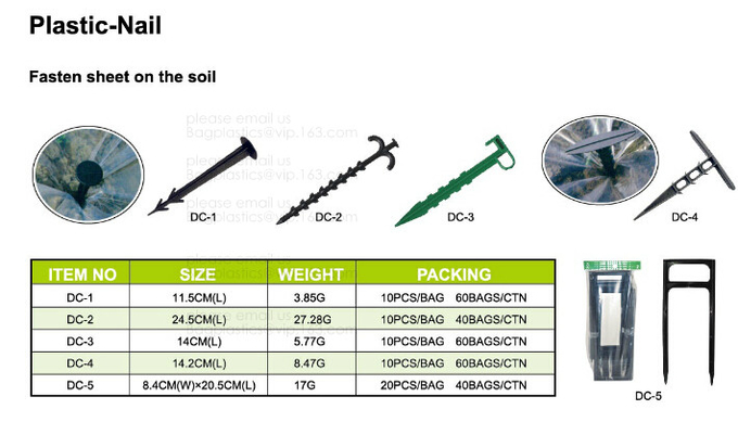 Weed Control Mulch Film, Agriculture Vegetable Black PE Films, 5 Holes Greenhouse Perforated Film