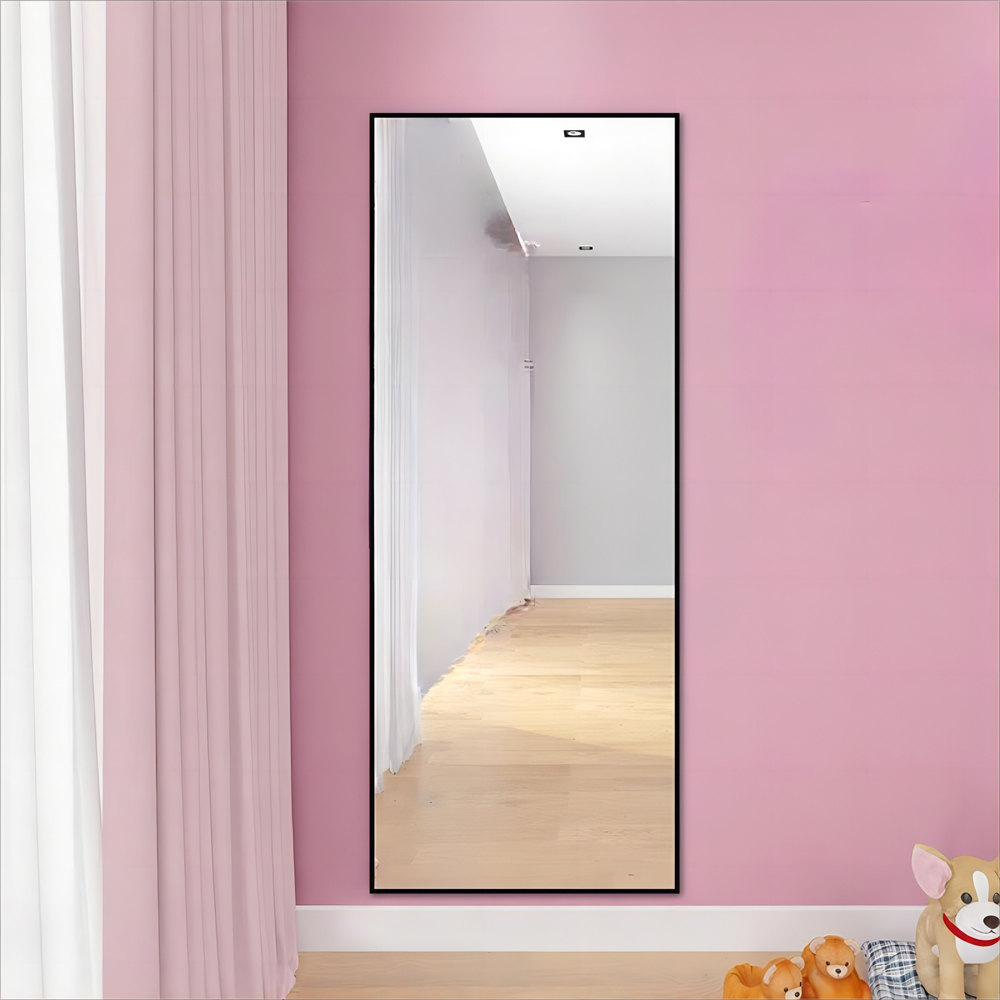 Best Modern Stylish Aluninium Alloy Frame Standing Floor Mirror for Bedroom Decoration
