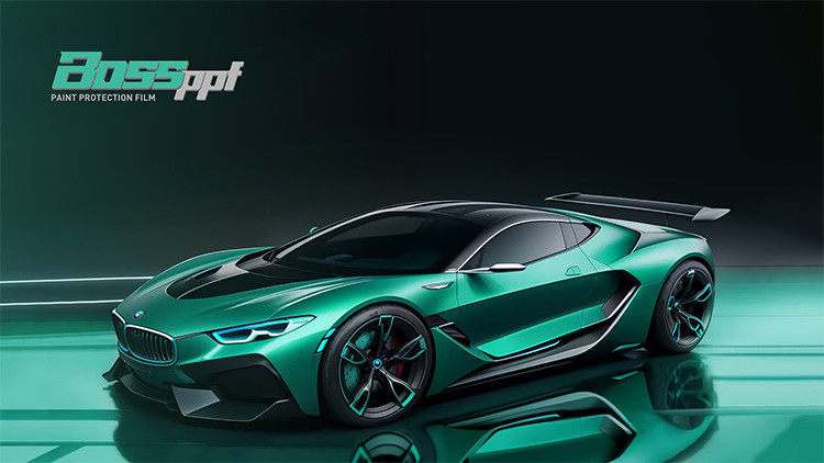 Anti Yellowing Glossy 6.5mil TPH-AT Anti Acid Rain Transparent Car Protective Film