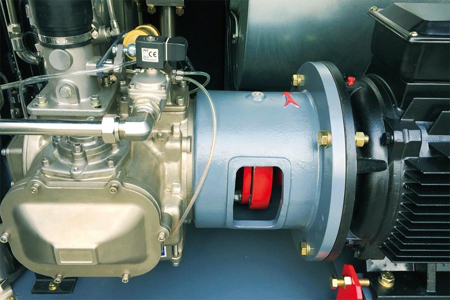 ASME 10Bar 11kw 1 Stage 15hp Oil Free Rotary Screw Air Compressor