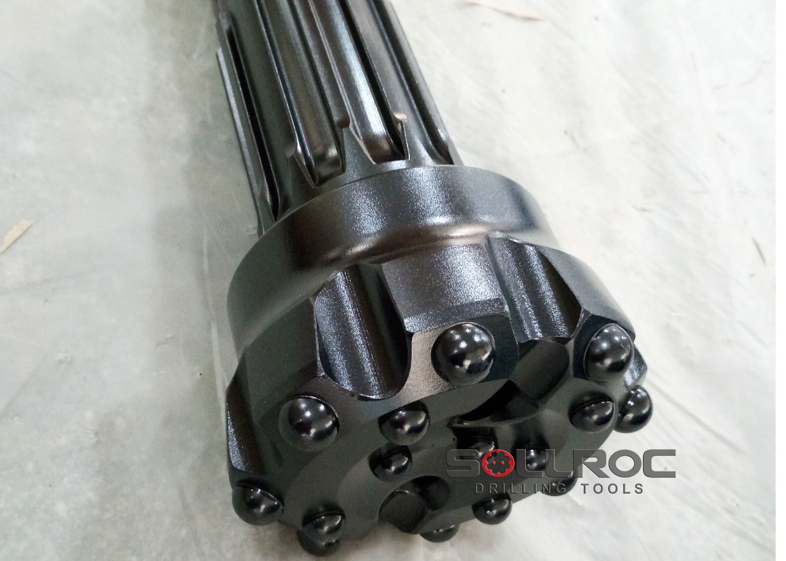 Button Bits DTH Drilling Tools , Carbon Steel And Alloy Steel Water Well Drilling Tools