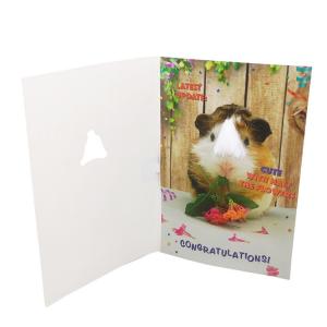 Buy cheap 300gsm Paper Musical Paper Greeting Cards Handmade Built In Slider Switch product