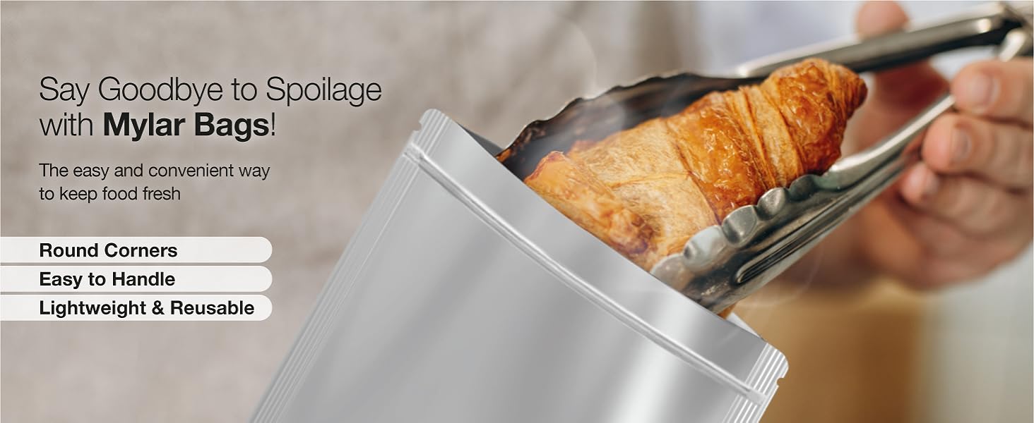 easy to use Mylar bag