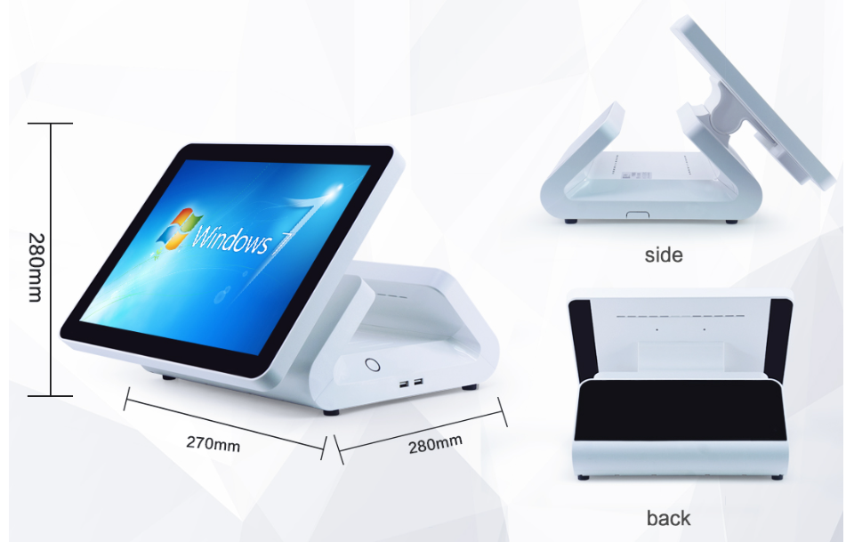 WIN/Android 15.6" Capacitive Touch POS System with Core i5 Processor and 64GB Storage