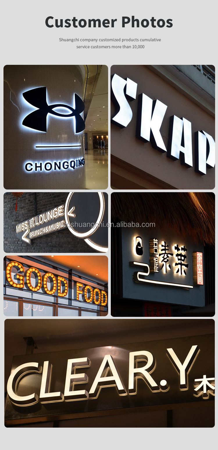 DC Power Supply Illuminated LED Neon Mirrors for Outdoor Digital Billboard Advertising