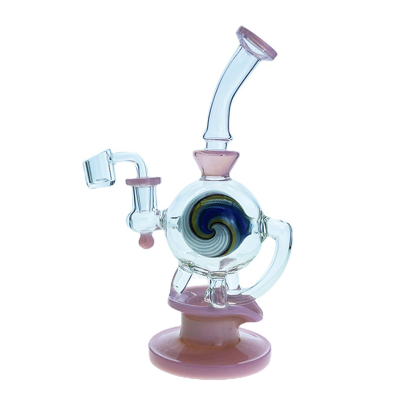15" Heavy Hookah Glass Water Bongs Thick Smoking Water Pipes With 14mm