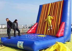 Buy cheap PVC Velcro Inflatable Sticky Wall , Interesting Inflatable Climbing Wall product
