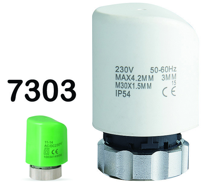 2.0 Watt Thermoelectric Gas Valve Actuator Wax Motor Driven