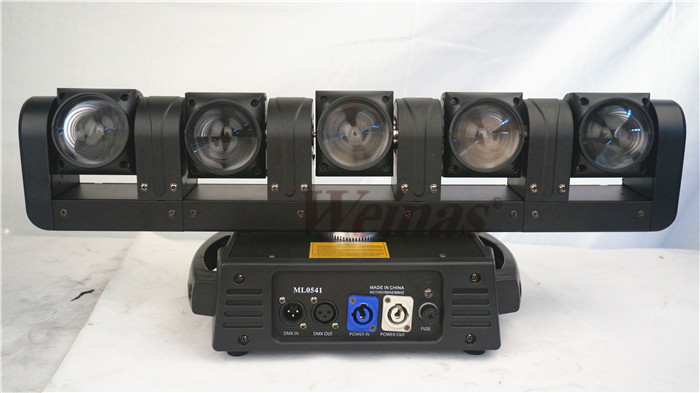 5Pcs 12W RGBW 4 in 1 Infinite LED Beam Moving Head Light Bar LED Moving Head Light