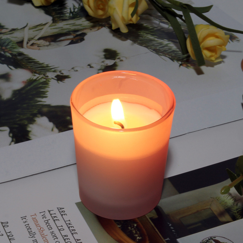Tapered Jar Soy Wax Candles , smokeless scented candles 80mm Size