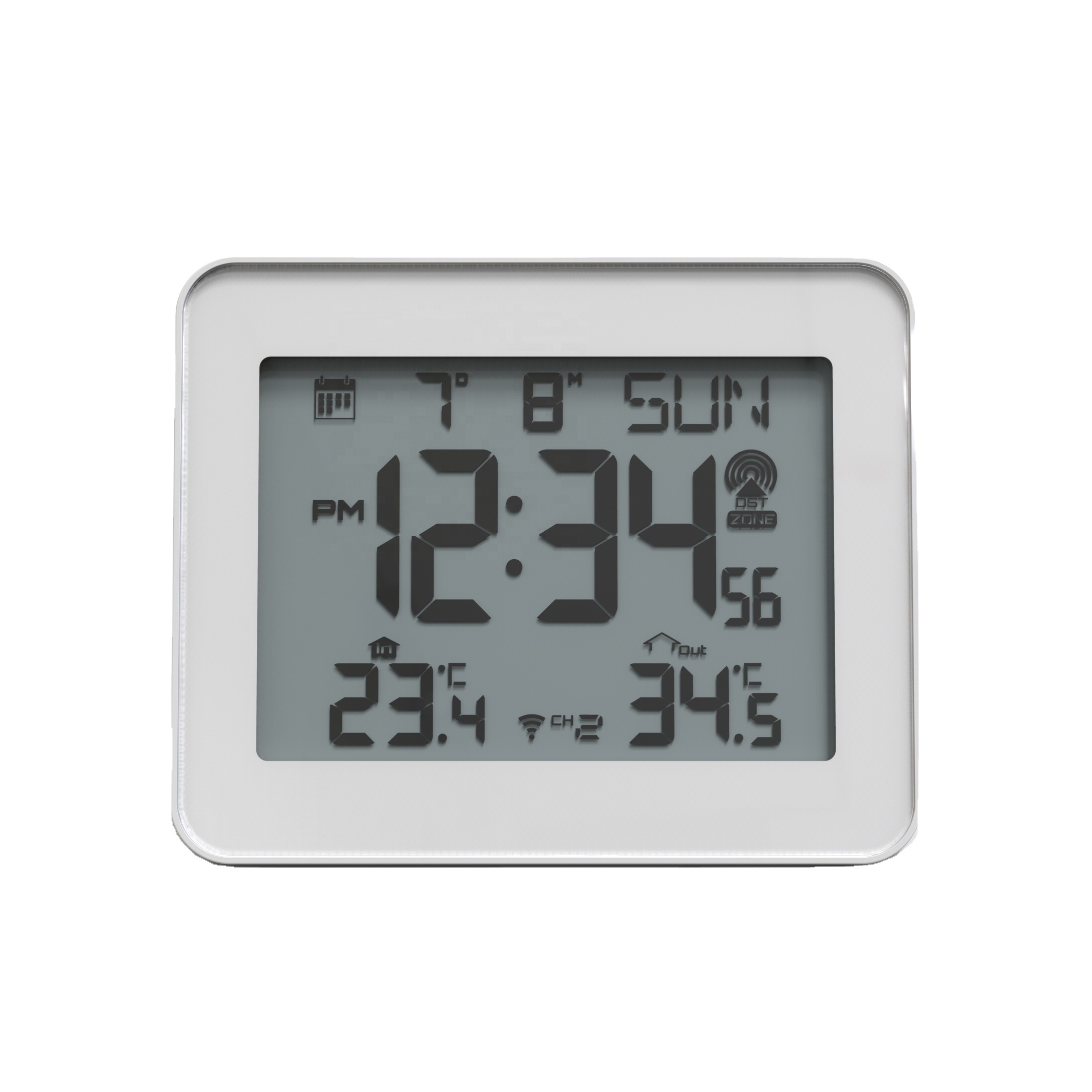 Temperature Humidity Measurement Home Wireless Sensors Desk Weather Station Customized