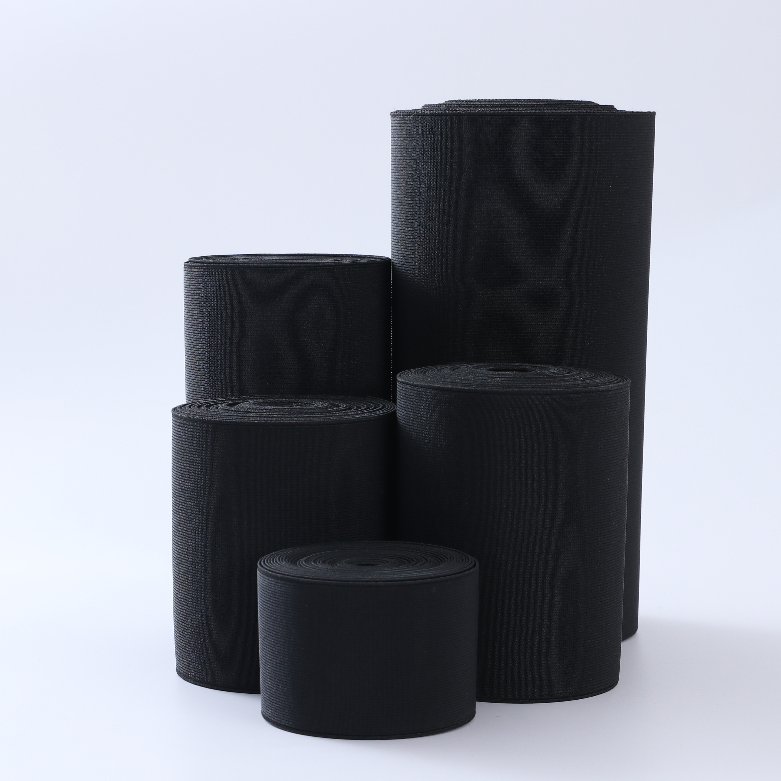 Factory custom polyester rubber elastic band webbing for sewing support belt shoes
