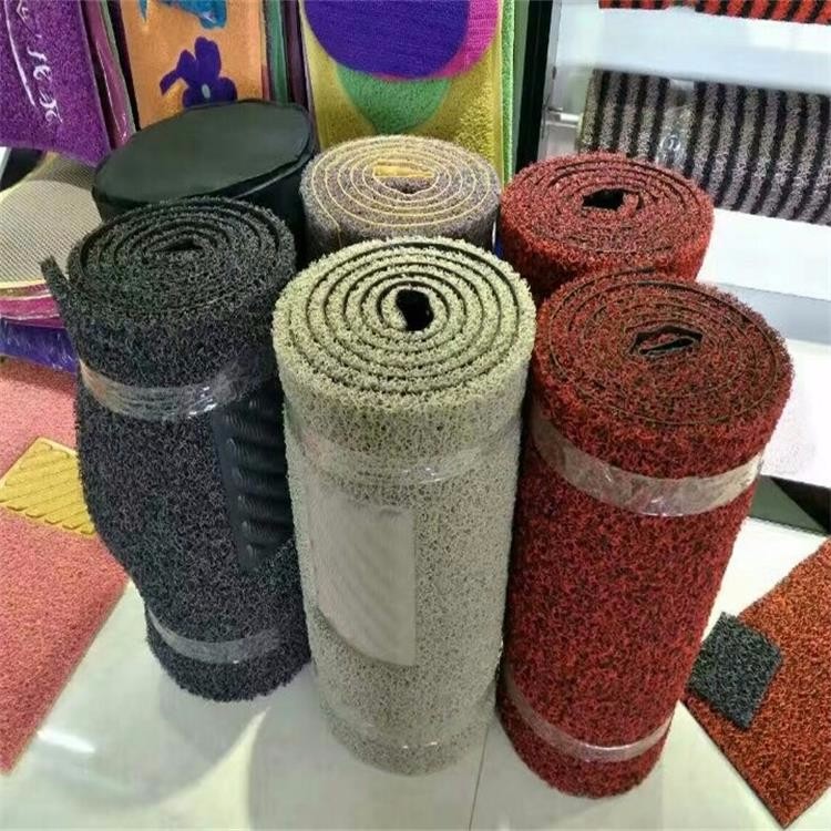 Plain Coir Entrance Matting 3 Pieces Set Auto Foot Design Anti - Slip Feature