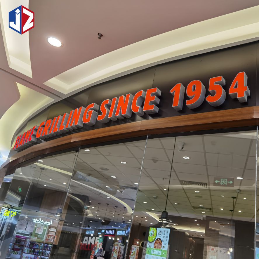 Custom Waterproof LED Illuminated Signs 220V Shop Front Sign Board