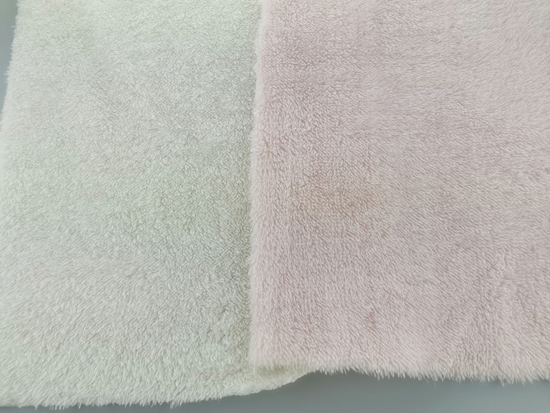 Cozy 100% Polyester Sherpa Fur Fabric for Jacket Lining or Baby Garments Free Samples
