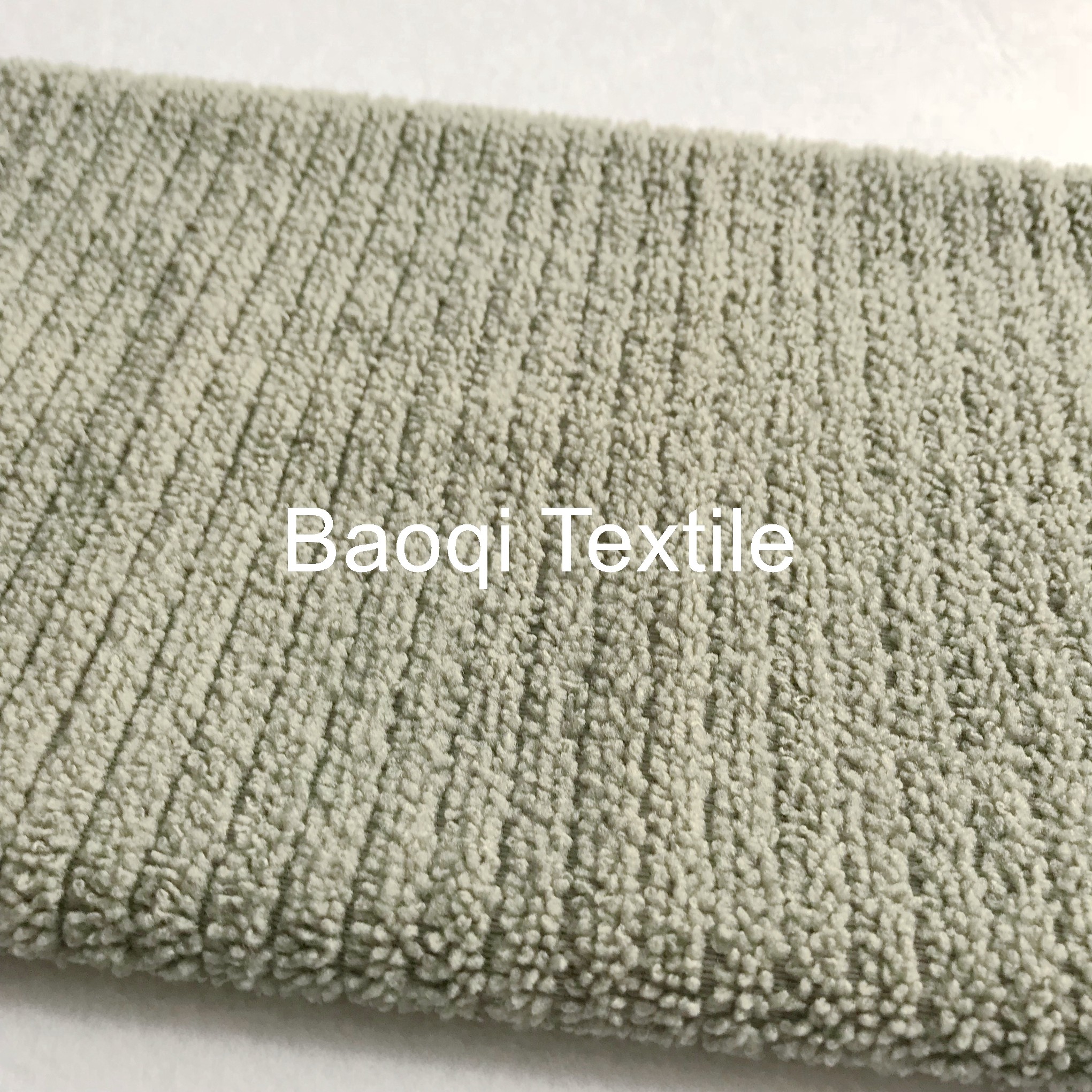100% poly 240g Grey stripe kitchen towels，microfiber tea towels wipes,double side kitchen cleaning rags size 30*30cm