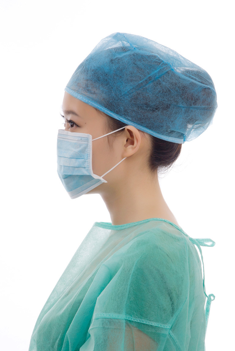 Non-Sterile White Or Blue Or Green Disposable Medical Face Masks For Hospital And Dental Clinic
