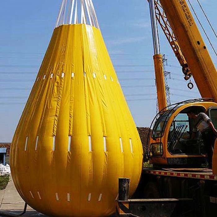 1-50 Tons Capacity Load Testing Water Bags With Reinforced Webbing Straps